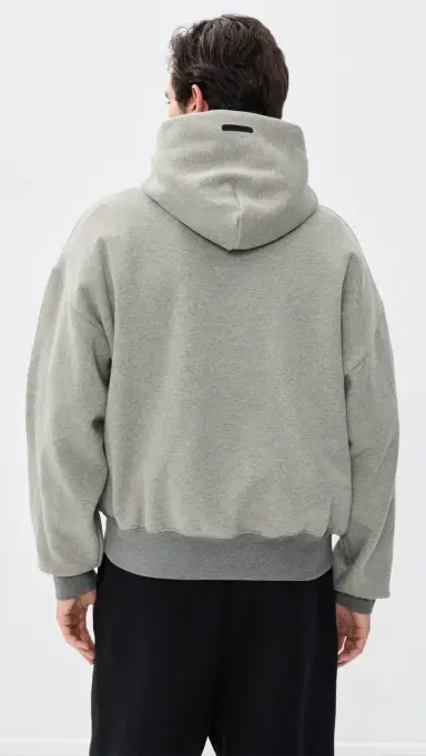 Fear of god Signature Classic Hoodie Concrete Heather/Dark Concrete | Thumbnail 3