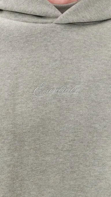 Fear of god Signature Classic Hoodie Concrete Heather/Dark Concrete | Thumbnail 6