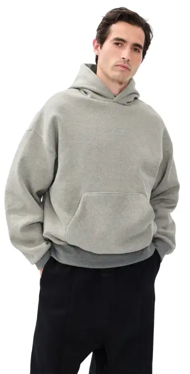 Fear of god Signature Classic Hoodie Concrete Heather/Dark Concrete | Thumbnail 1
