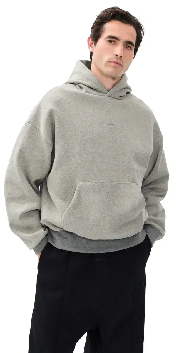 Signature Classic Hoodie Concrete Heather/Dark Concrete