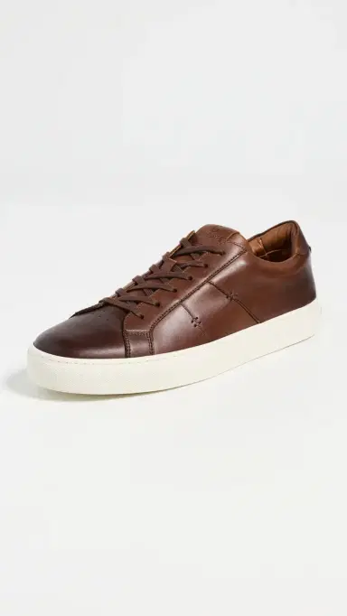 GREATS Royale 2.0 Leather Sneakers Burnished Cuoio 9 | Thumbnail 2