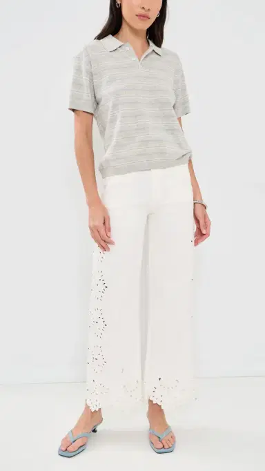 Joe's Jeans The Mia Embroidered Jeans Ecru Floral | Thumbnail 5 Joe's Jeans The Mia Embroidered Jeans Ecru Floral | Thumbnail 5