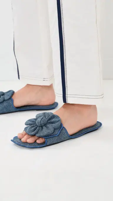 Marc Jacobs The Daisy Sandals Medium Wash Indigo | Thumbnail 3