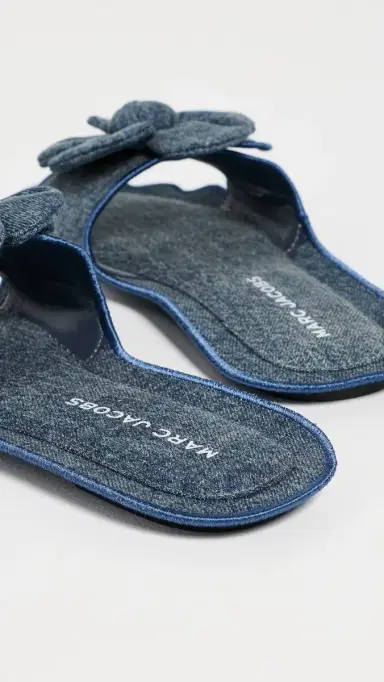 Marc Jacobs The Daisy Sandals Medium Wash Indigo | Thumbnail 4