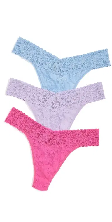 Hanky Panky Original Rise Thong 3 Pack Pclc One Size | Thumbnail 1 Hanky Panky Original Rise Thong 3 Pack Pclc One Size | Thumbnail 1