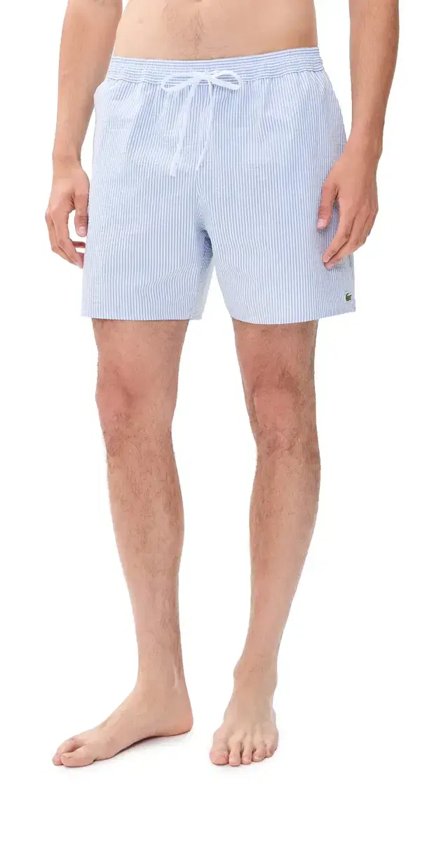 Seersucker Swim Shorts 6 Blue