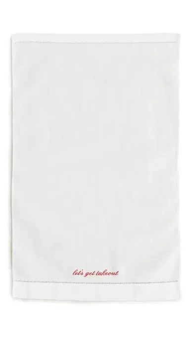 Abbode Let's Get Takeout Tea Towel | Thumbnail 6