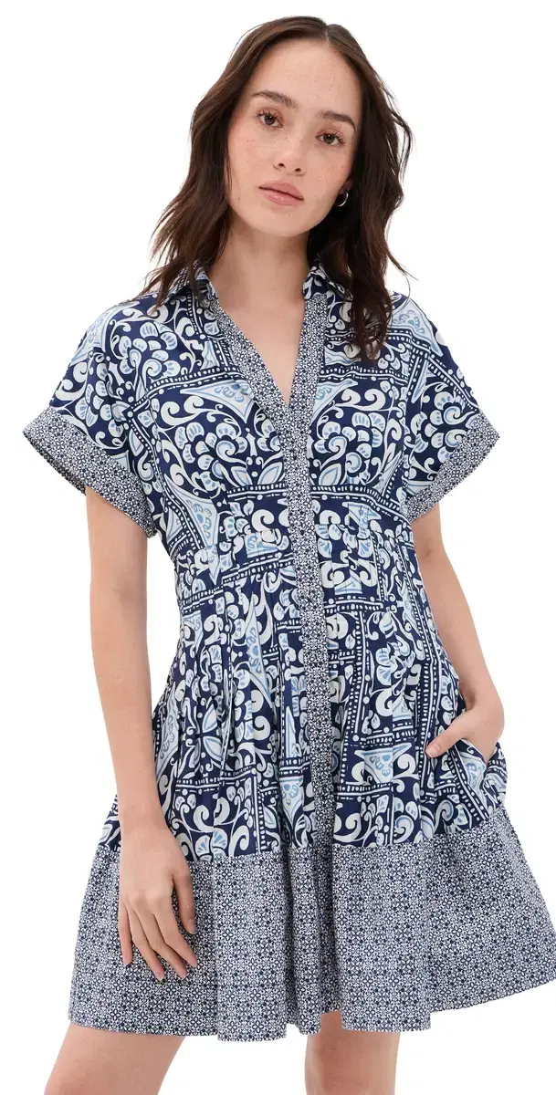 Nash ini Dress Hart Tile Navy
