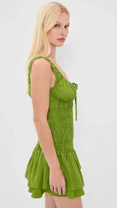 NIA irio Dress Matcha | Thumbnail 4