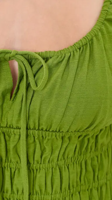 NIA irio Dress Matcha | Thumbnail 6