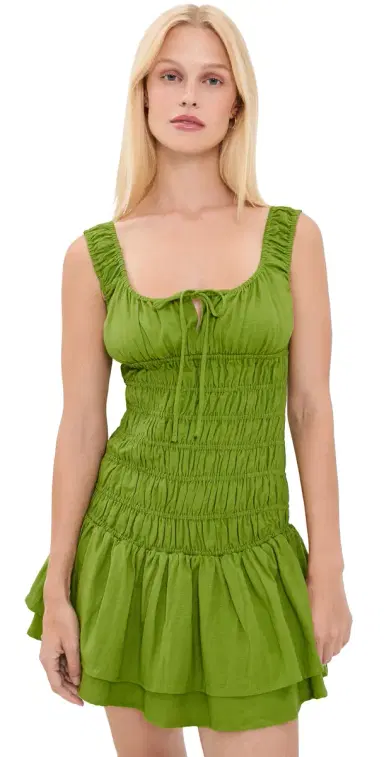 NIA irio Dress Matcha | Thumbnail 1