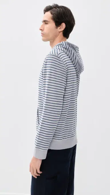 Fair Harbor x Foot Joy Ravello Terry Hoodie Nautical Stripe | Thumbnail 4
