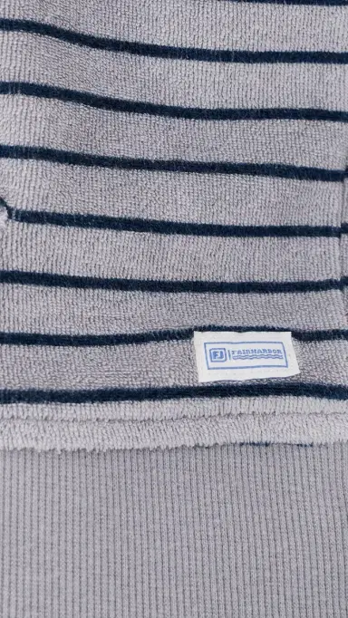 Fair Harbor x Foot Joy Ravello Terry Hoodie Nautical Stripe | Thumbnail 6