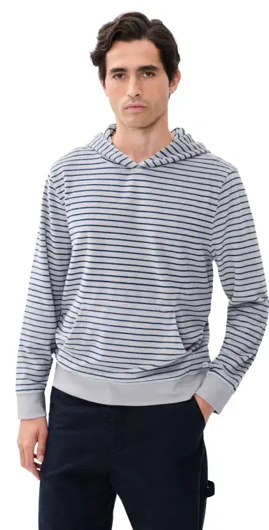 Fair Harbor x Foot Joy Ravello Terry Hoodie Nautical Stripe | Thumbnail 1