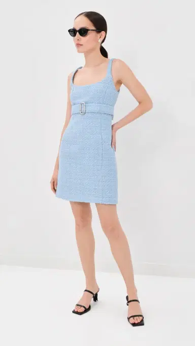 Marc Jacobs Tweed Dress Blue Mist | Thumbnail 6 Marc Jacobs Tweed Dress Blue Mist | Thumbnail 6