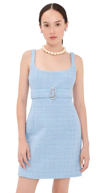 Marc Jacobs Tweed Dress Blue Mist | Thumbnail 1 Marc Jacobs Tweed Dress Blue Mist | Thumbnail 1