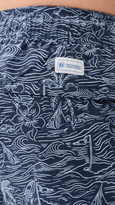 Fair Harbor x Foot Joy Bayberry Swim Trunks 7 Tropical Course S | Thumbnail 6