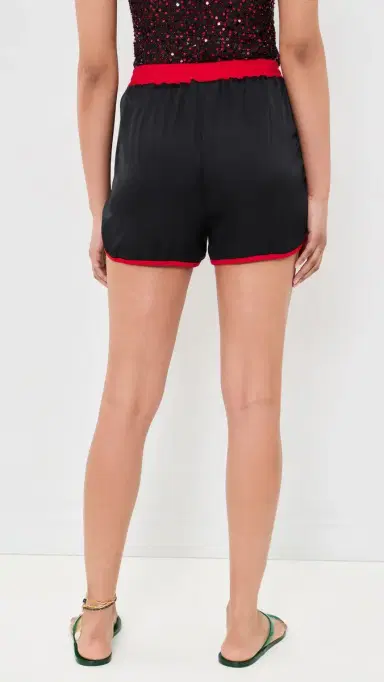 Leslie Amon Boxer Shorts Black and Red | Thumbnail 3
