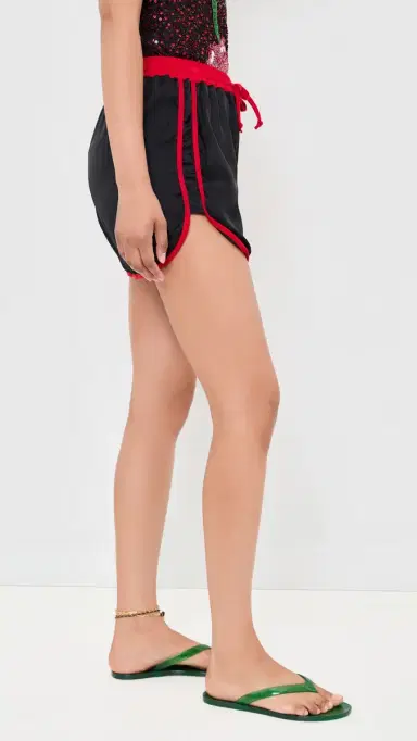 Leslie Amon Boxer Shorts Black and Red | Thumbnail 4