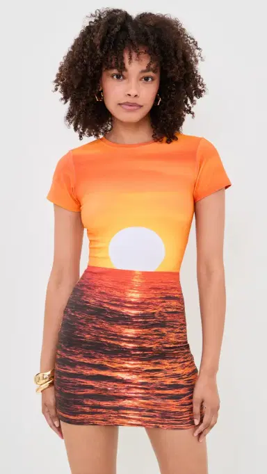 Leslie Amon unset T hirt Dress unset | Thumbnail 2