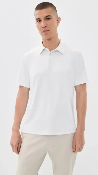 Beyond Yoga All In Active Polo Crisp White | Thumbnail 2