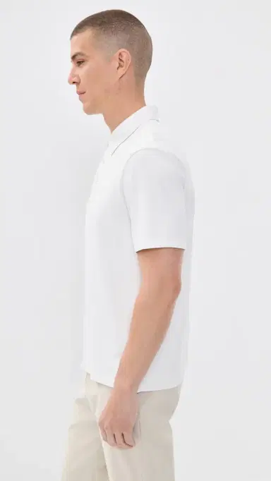 Beyond Yoga All In Active Polo Crisp White | Thumbnail 4