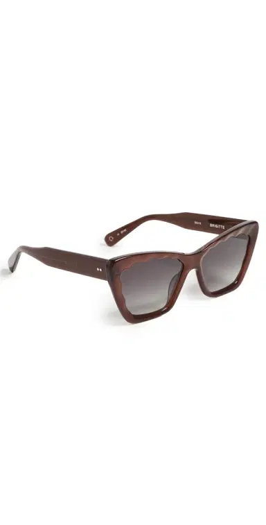 Krewe Brigitte Sunglasses Espresso One Size | Thumbnail 1