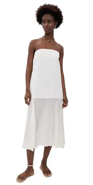 Free People Sabeen Tube Midi Dress Clean | Thumbnail 1