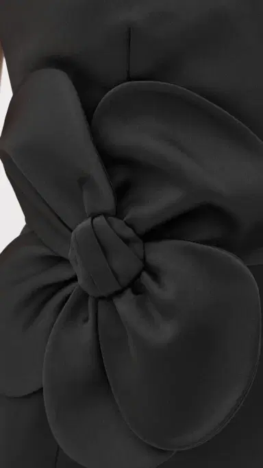 Marc Jacobs Satin Daisy Belted Dress Black 2 | Thumbnail 6 Marc Jacobs Satin Daisy Belted Dress Black 2 | Thumbnail 6