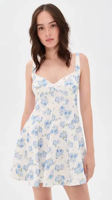 LoveShackFancy Nabi Dress Blue Marina 8 | Thumbnail 2