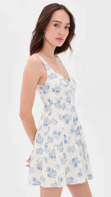 LoveShackFancy Nabi Dress Blue Marina 8 | Thumbnail 4