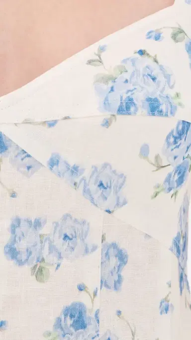 LoveShackFancy Nabi Dress Blue Marina 8 | Thumbnail 6