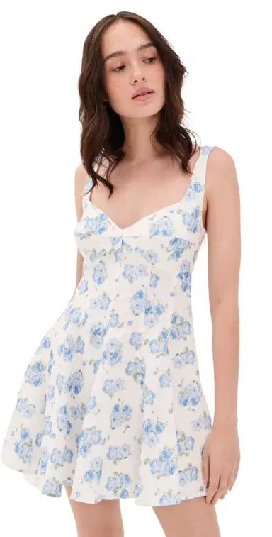 LoveShackFancy Nabi Dress Blue Marina 8 | Thumbnail 1