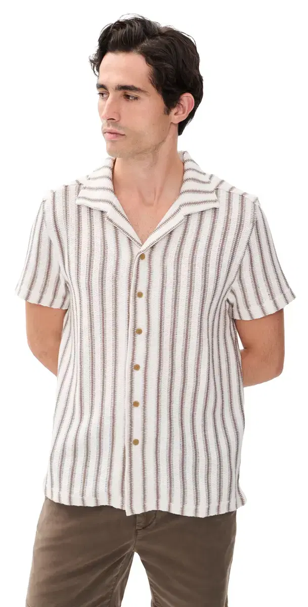 Fair Harbor Waveloom Crochet hirt Natural