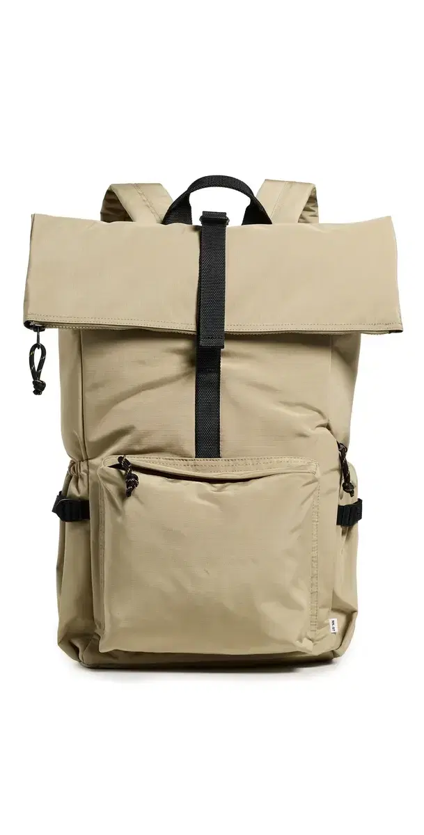 Roll Top Backpack Desert Khaki One Size