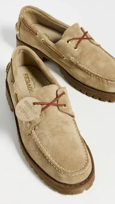 Sebago Ranger Artisan Boat Shoes Beige | Thumbnail 4