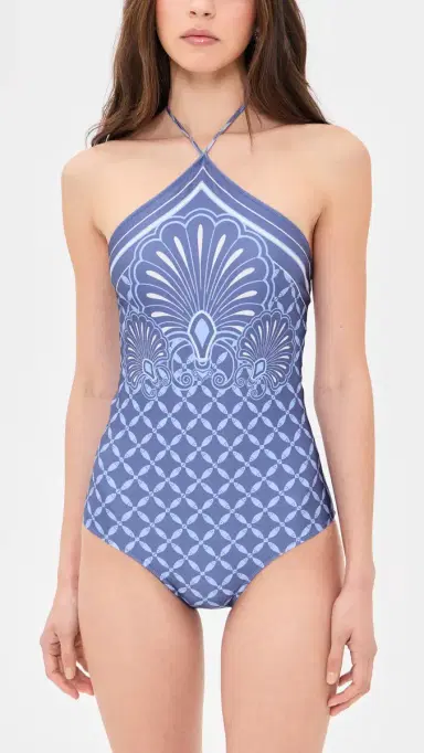 Shani Shemer Camilla One Piece Indigo Print | Thumbnail 2