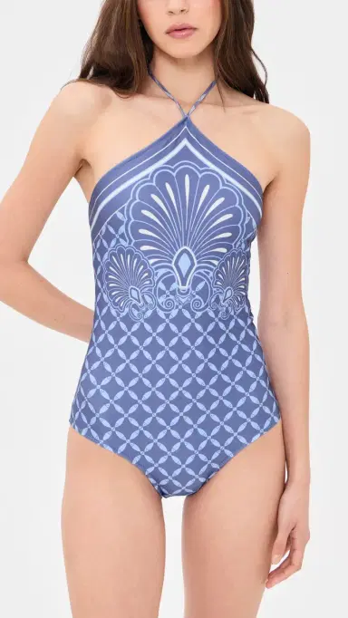 Shani Shemer Camilla One Piece Indigo Print | Thumbnail 5