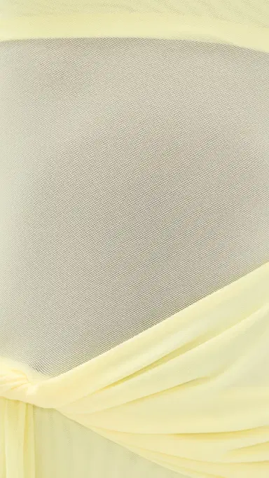 Misha The Sisal Mesh Dress Lemon S | Thumbnail 6 Misha The Sisal Mesh Dress Lemon S | Thumbnail 6