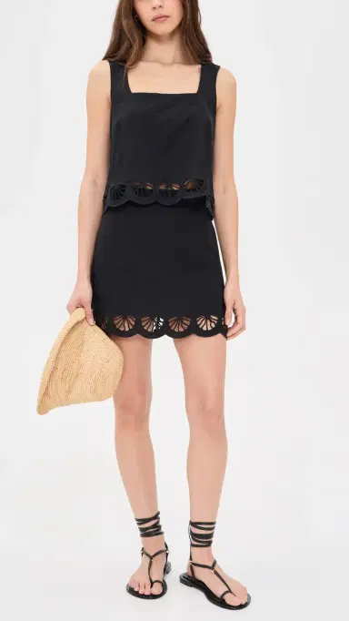 Z Supply Charlene Skirt Black L | Thumbnail 5