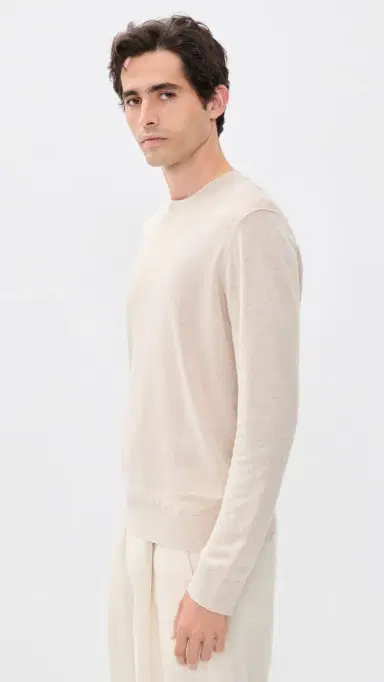 NN07 Ten Linen Sweater Oat | Thumbnail 4