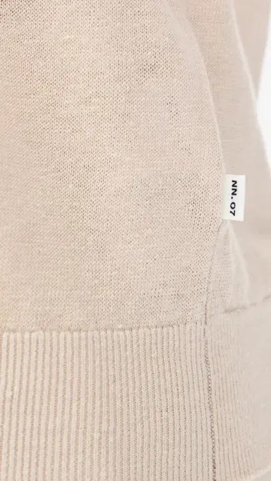 NN07 Ten Linen Sweater Oat | Thumbnail 6