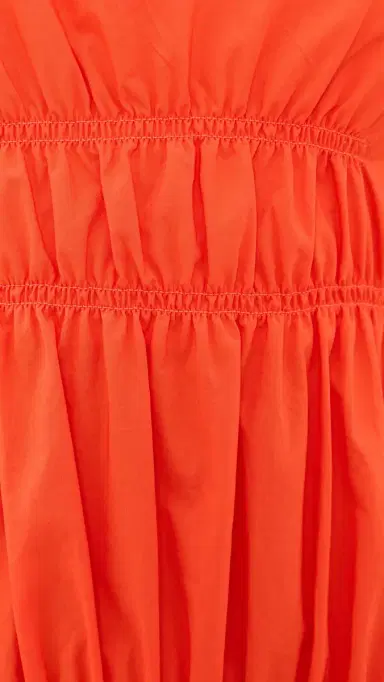 Proenza Schouler White Label ichelyn Dress In Poplin Orange | Thumbnail 6