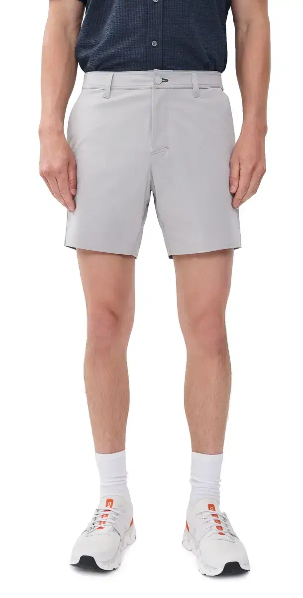 Rhone Commuter Flyweight Shorts 7 Light Gray