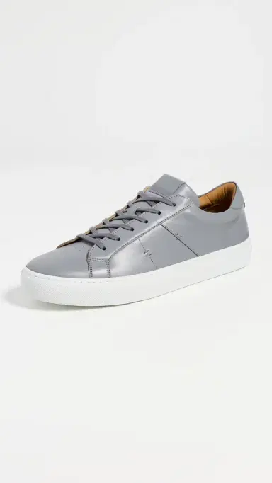 GREATS Royale 2.0 Leather Sneakers Ash Grey 8 | Thumbnail 2 GREATS Royale 2.0 Leather Sneakers Ash Grey 8 | Thumbnail 2