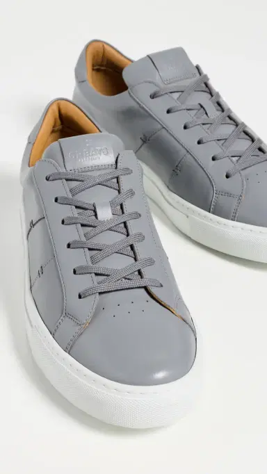GREATS Royale 2.0 Leather Sneakers Ash Grey 8 | Thumbnail 4 GREATS Royale 2.0 Leather Sneakers Ash Grey 8 | Thumbnail 4