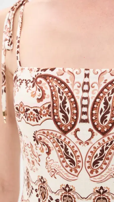 Cara Cara Chelsea Dress Palm Paisley | Thumbnail 6