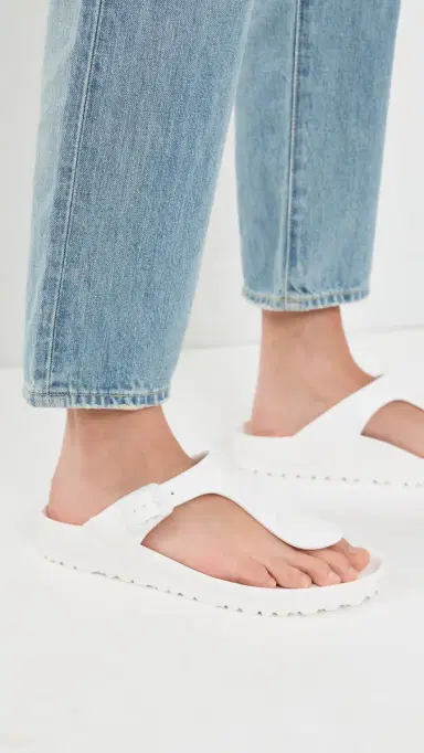 Birkenstock Gizeh EVA Flip Flop Thong Sandals White 37 | Thumbnail 3