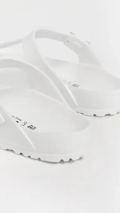 Birkenstock Gizeh EVA Flip Flop Thong Sandals White 37 | Thumbnail 4