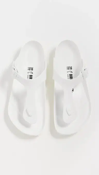 Birkenstock Gizeh EVA Flip Flop Thong Sandals White 37 | Thumbnail 5